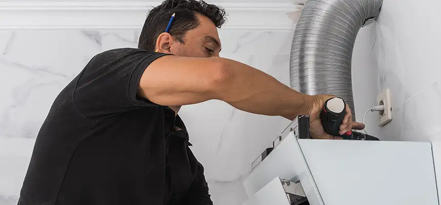 Precision In-wall Dryer Vent Cleaning & Rerouting Corrections in South Houston, TX