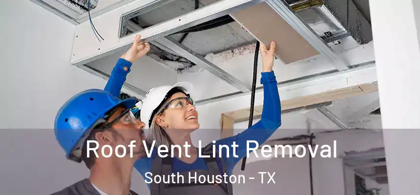 Roof Vent Lint Removal South Houston - TX